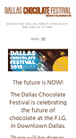 Mobile Screenshot of dallaschocolate.org